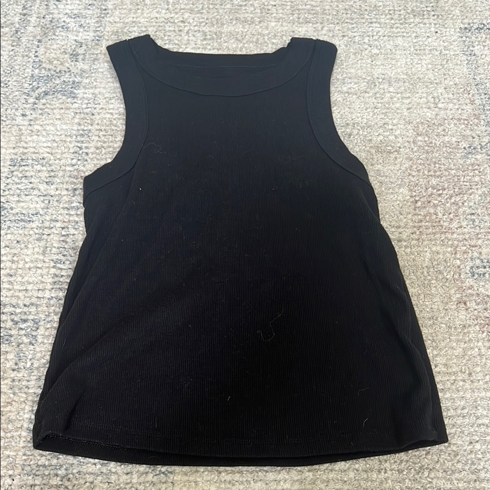 Old Navy Black Fitted Tank Top